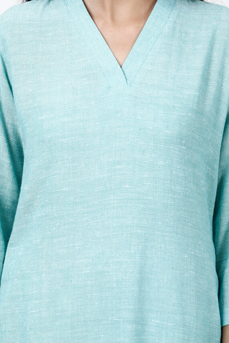 Roza Afreena Green Kurta