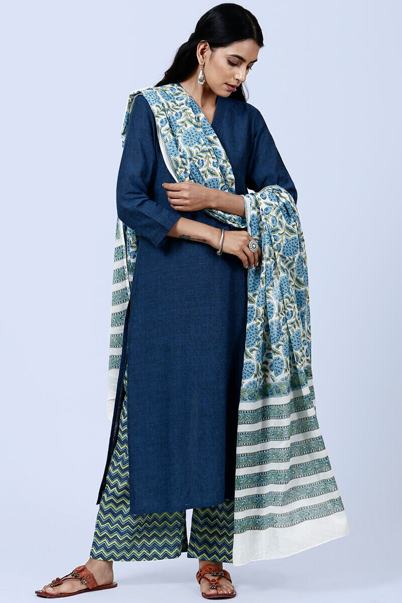 Roza Afreena Indigo Kurta