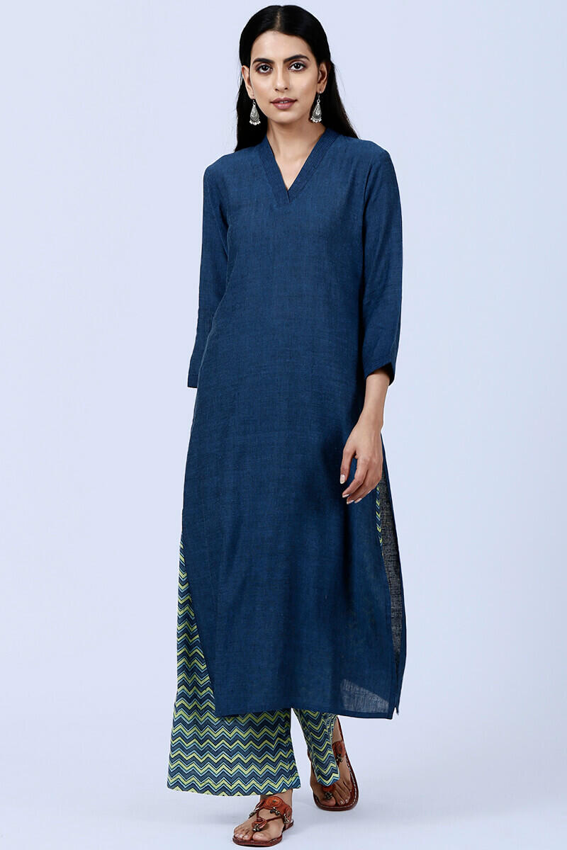 Roza Afreena Indigo Kurta
