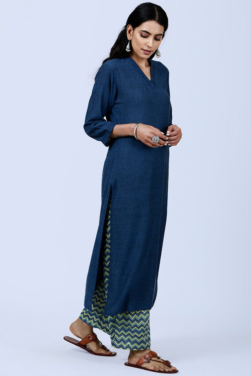 Roza Afreena Indigo Kurta