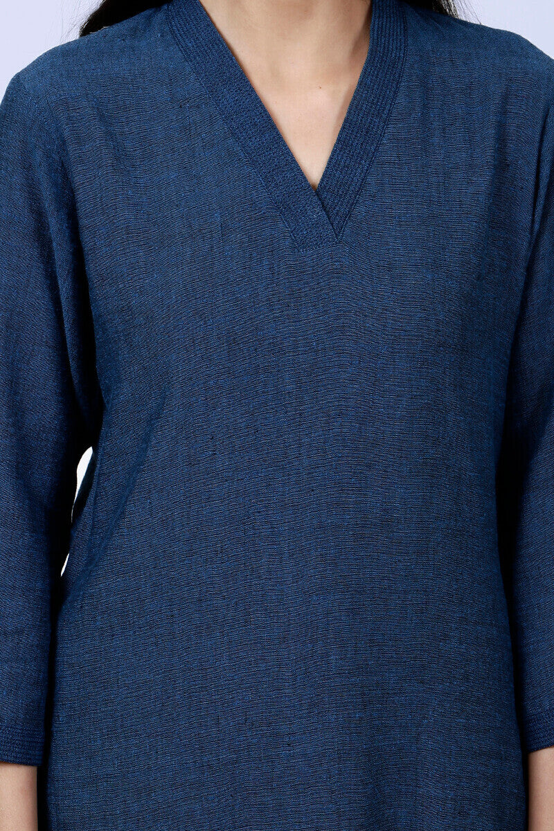Roza Afreena Indigo Kurta