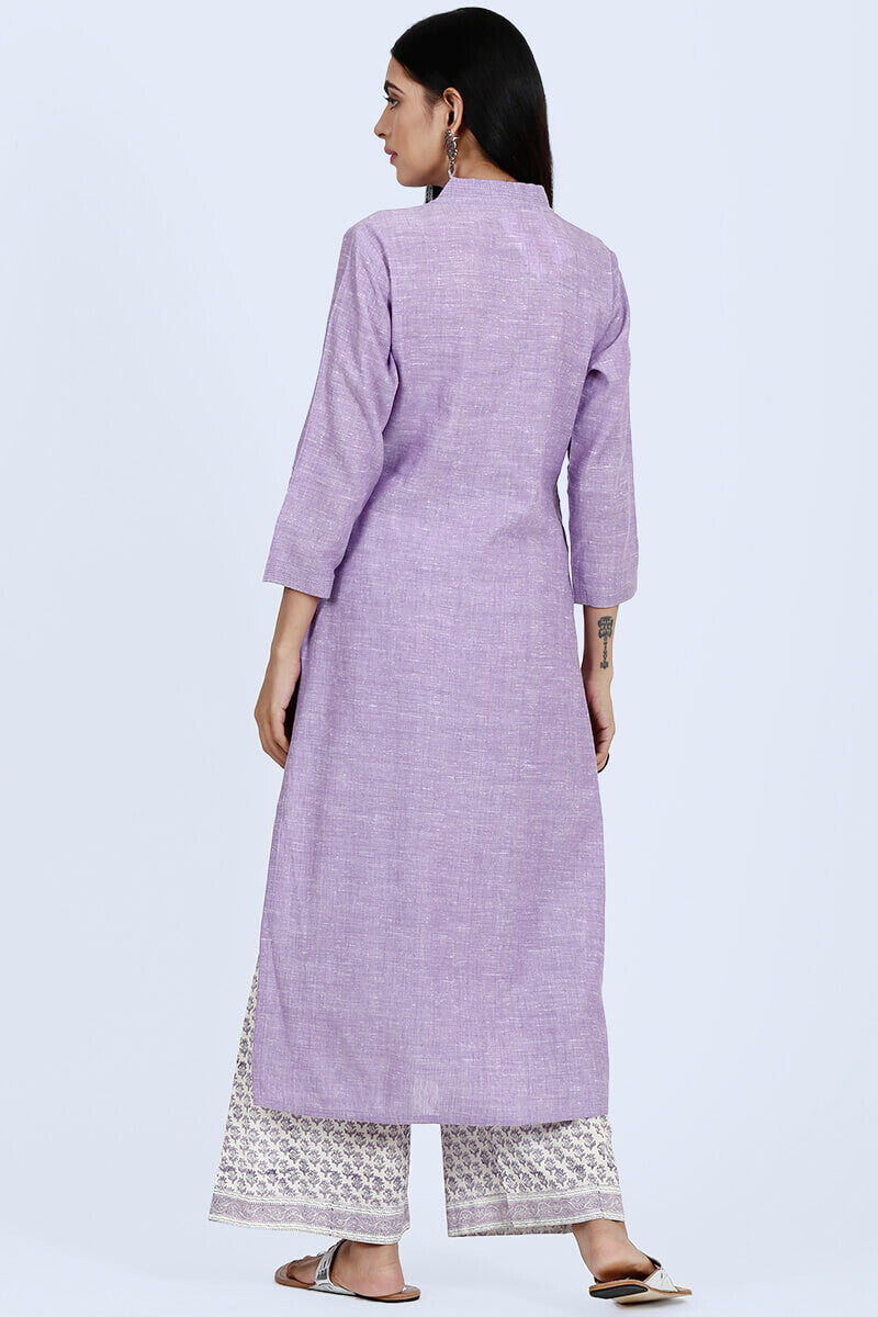 Roza Afreena Lavender Kurta