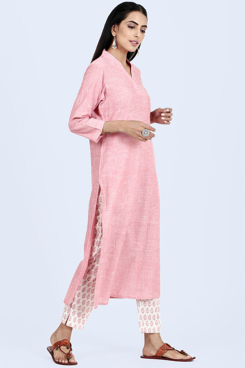 Roza Afreena Pink Kurta