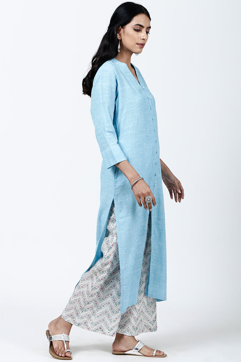 Roza Nazeena Blue Kurta