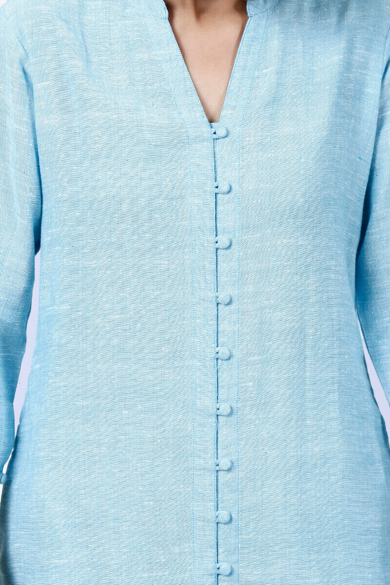 Roza Nazeena Blue Kurta