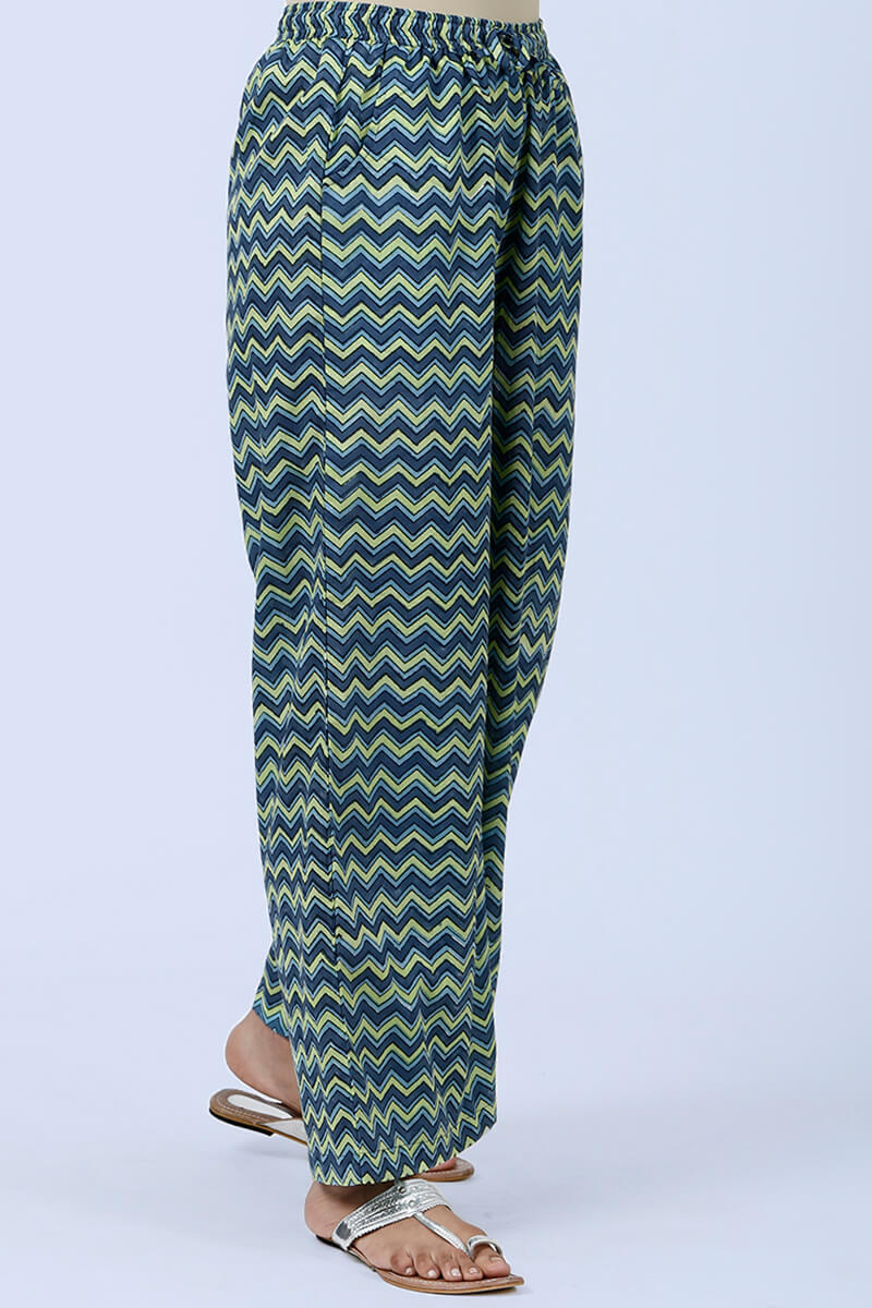 Zig zag blue
