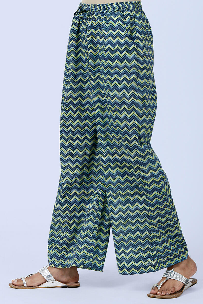 Zig zag blue