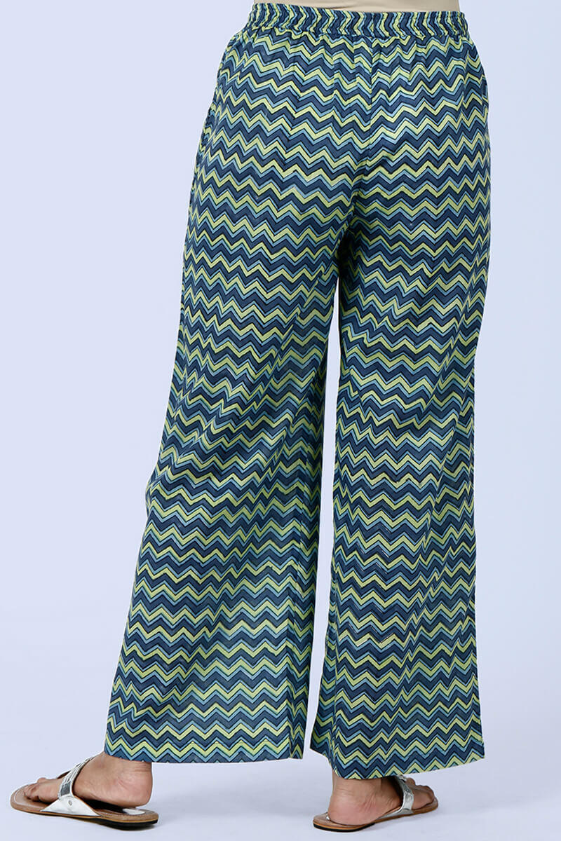 Zig zag blue