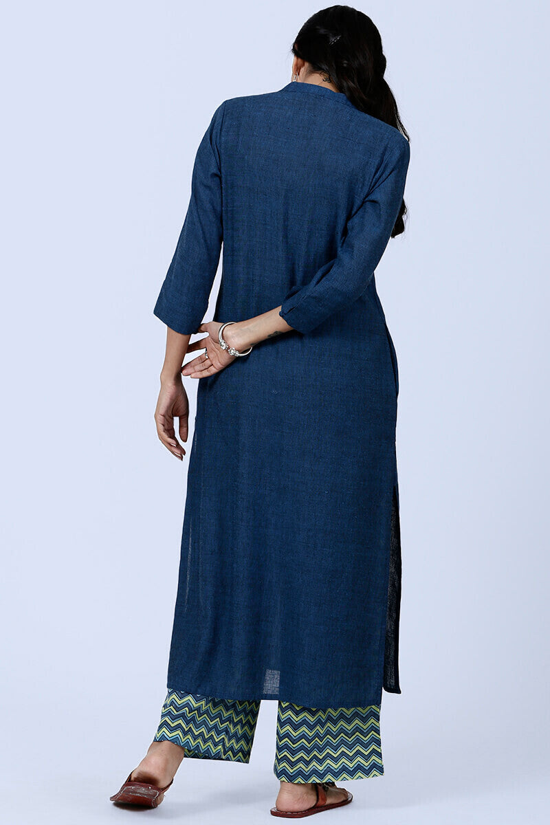 Roza Nazeena Indigo Kurta