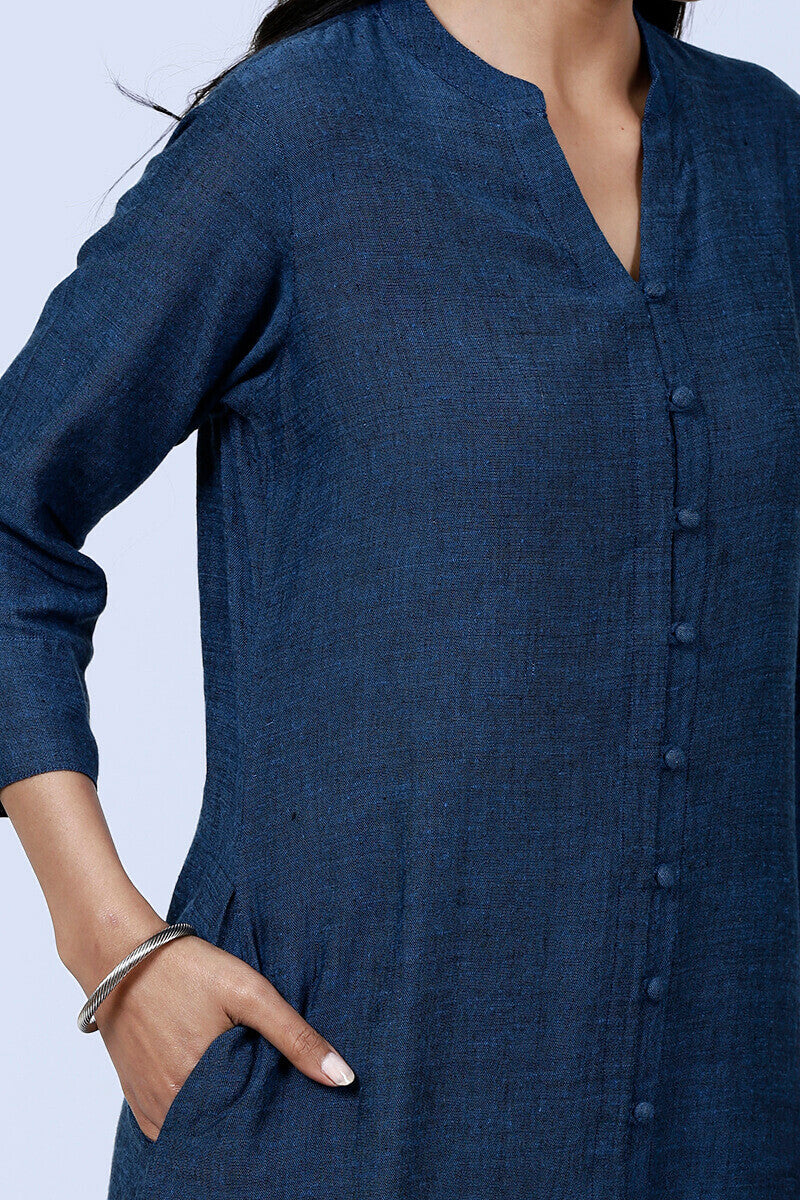 Roza Nazeena Indigo Kurta