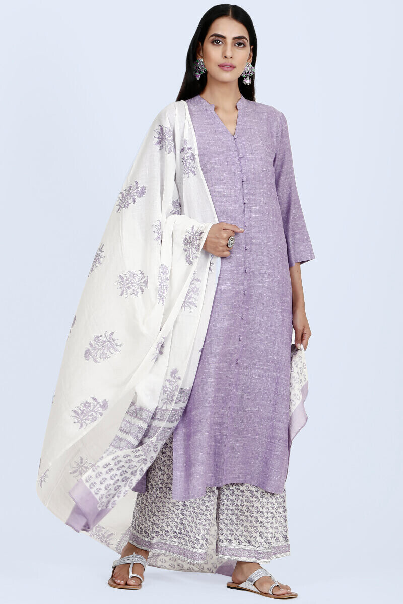 Roza Nazeena Lavender Kurta