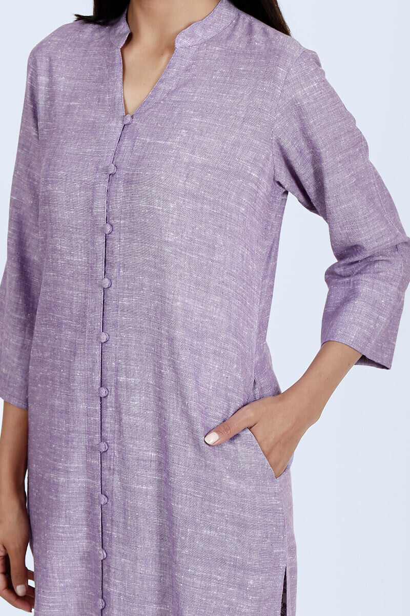 Roza Nazeena Lavender Kurta