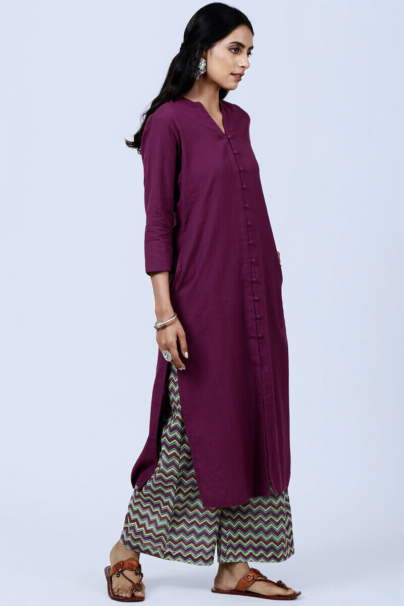 Roza Nazeema Purple Kurta