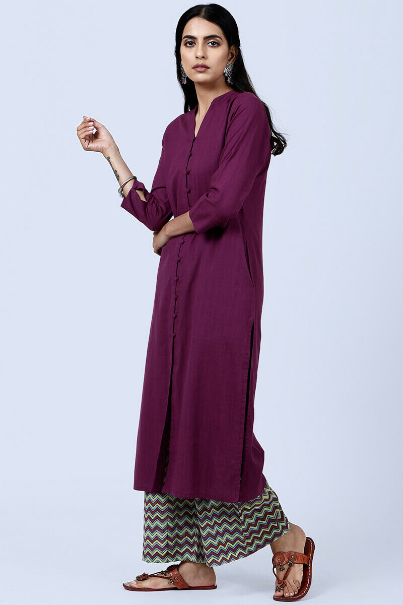 Roza Nazeema Purple Kurta