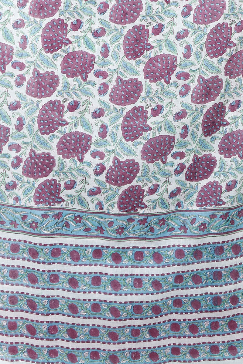 Roza Phul Baagh Purple Dupatta
