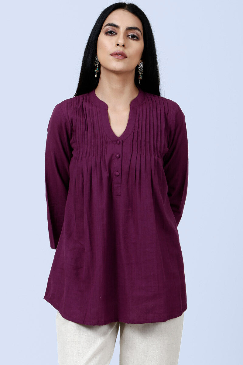 Roza Purple Top