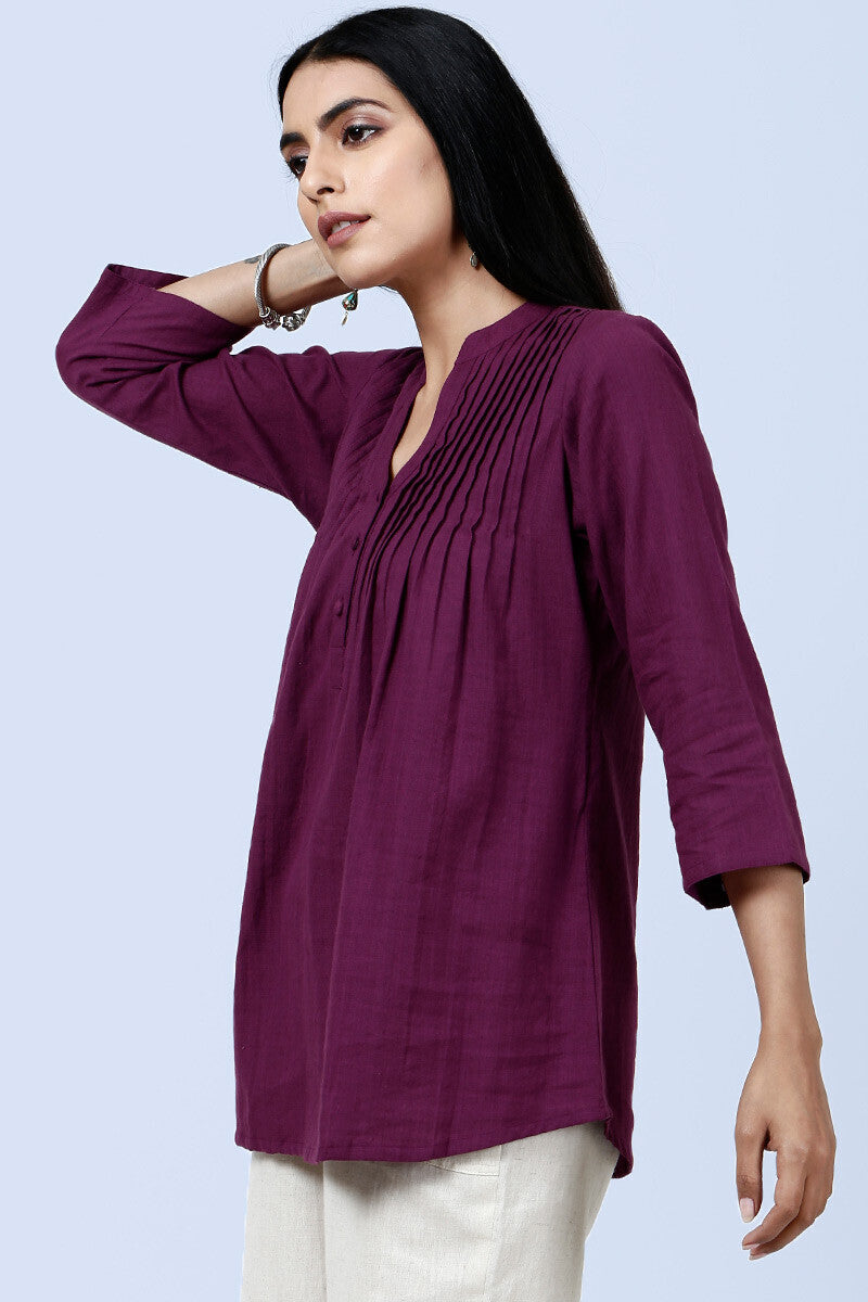 Roza Purple Top