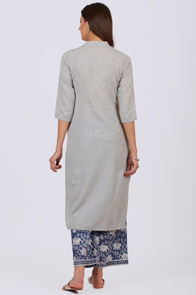 Roza Zoya Grey Kurta