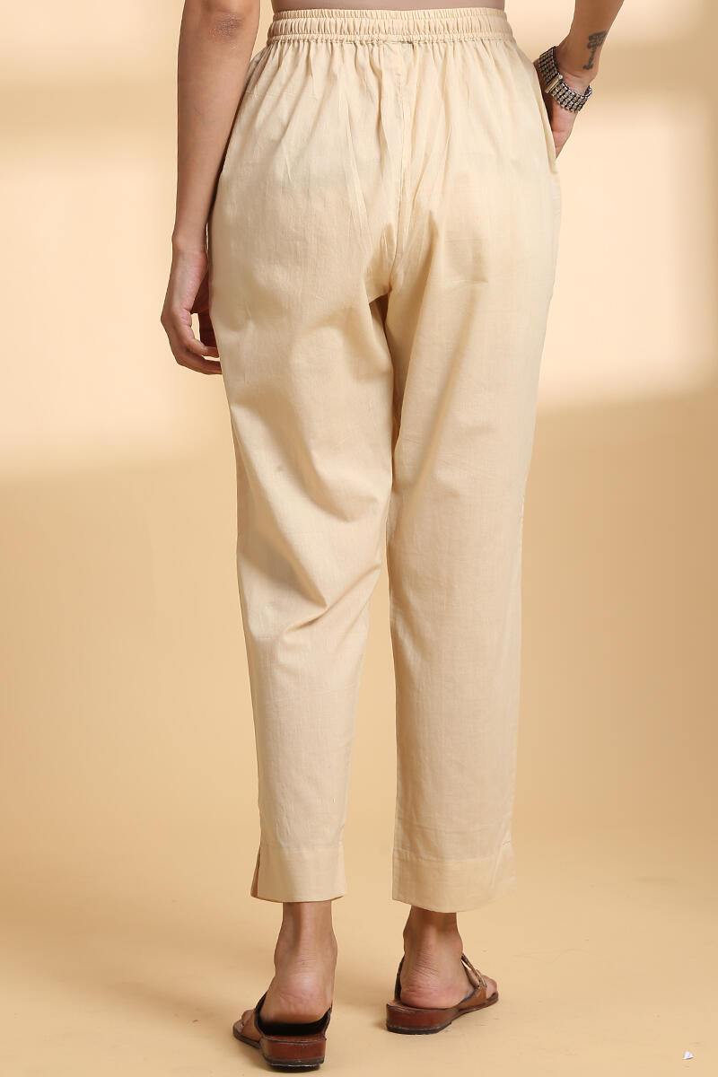 Roza Beige Narrow Pants