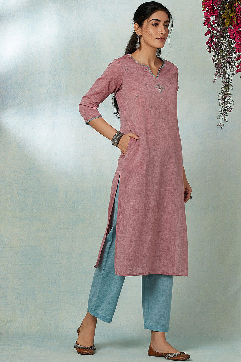 Roza Gauhar Rose Kurta
