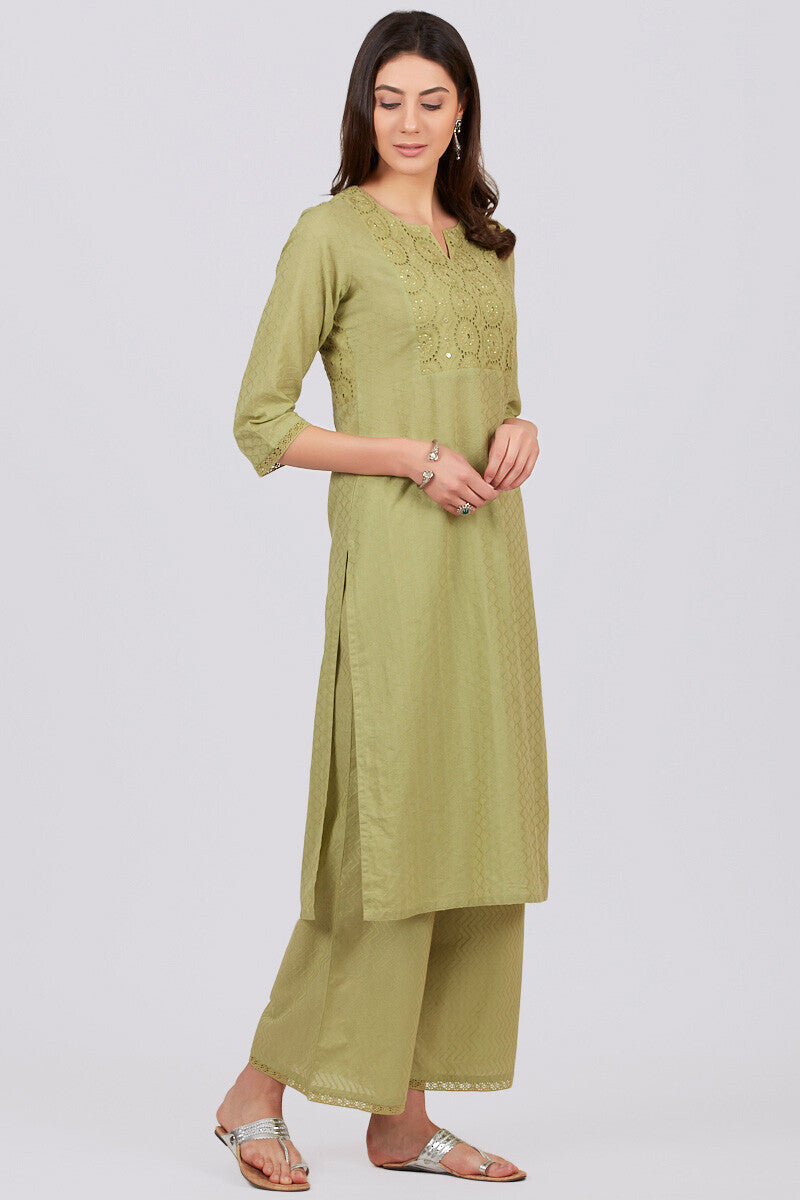Roza Jahan Green Kurta