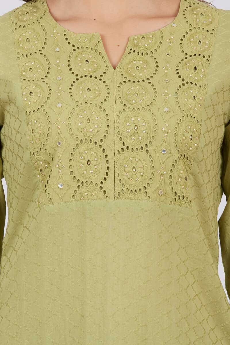 Roza Jahan Green Kurta