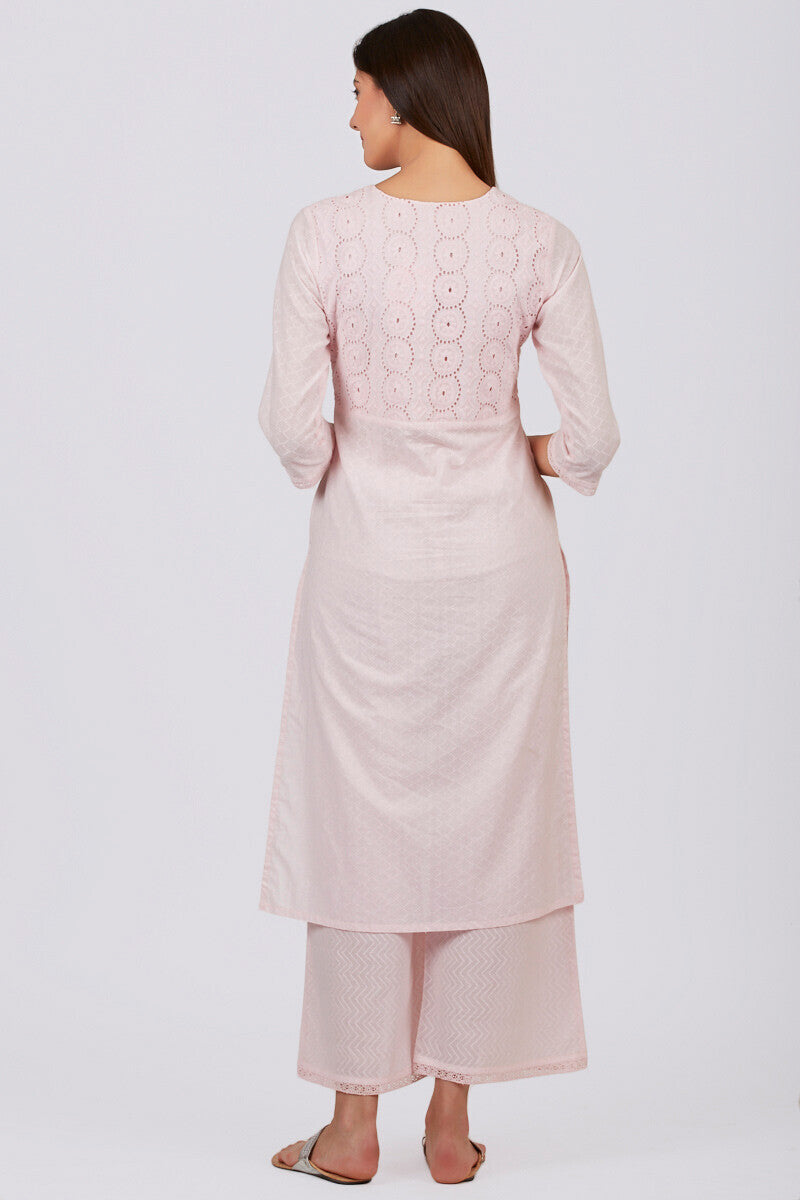 Roza Jahan Light Pink Kurta