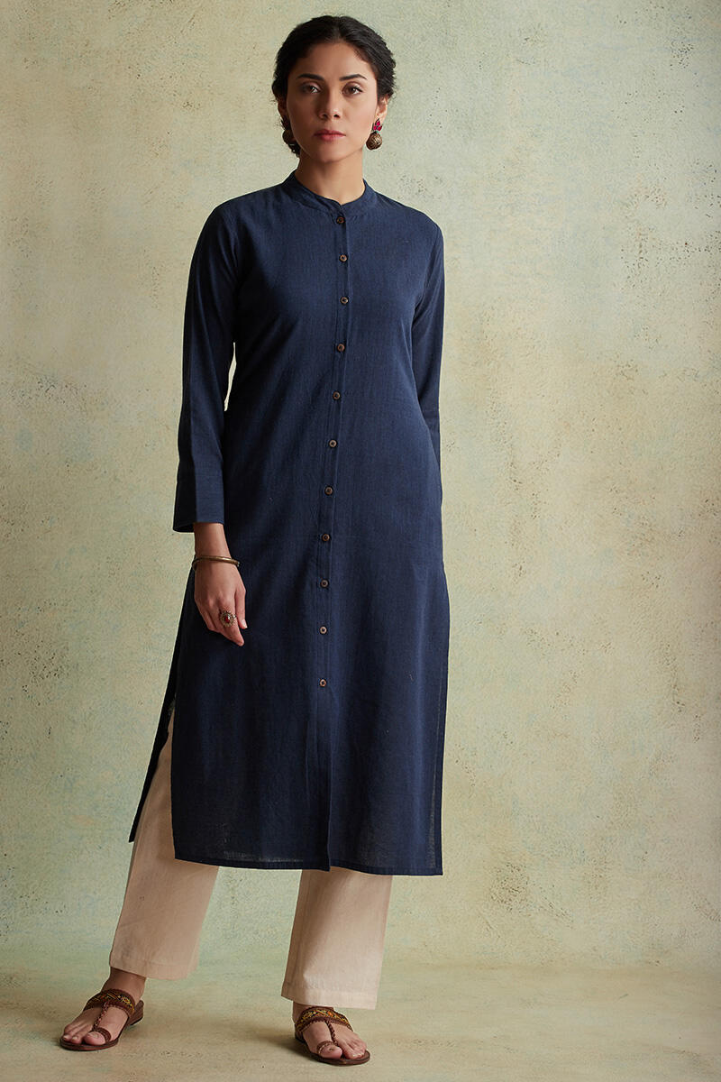 Roza Nihad Beige Handloom Pants