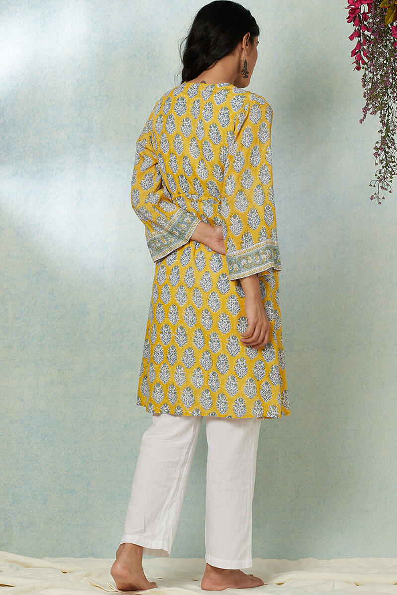 Roza Samina Modal Long Kimono