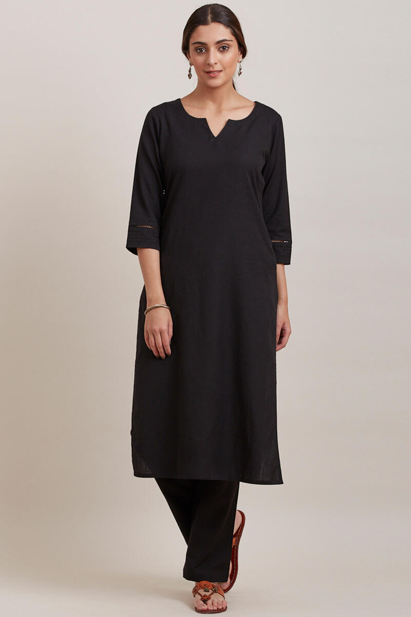 Roza Zara Black Kurta