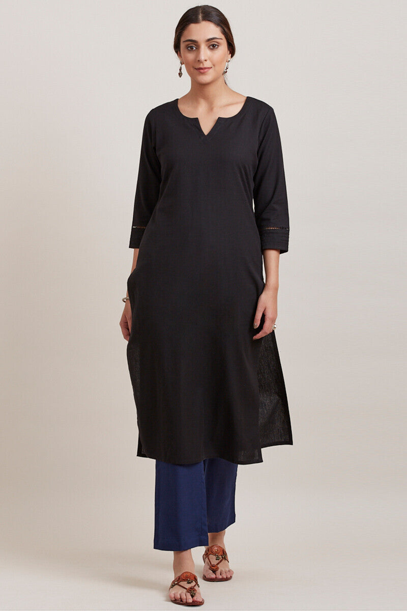 Roza Zara Black Kurta
