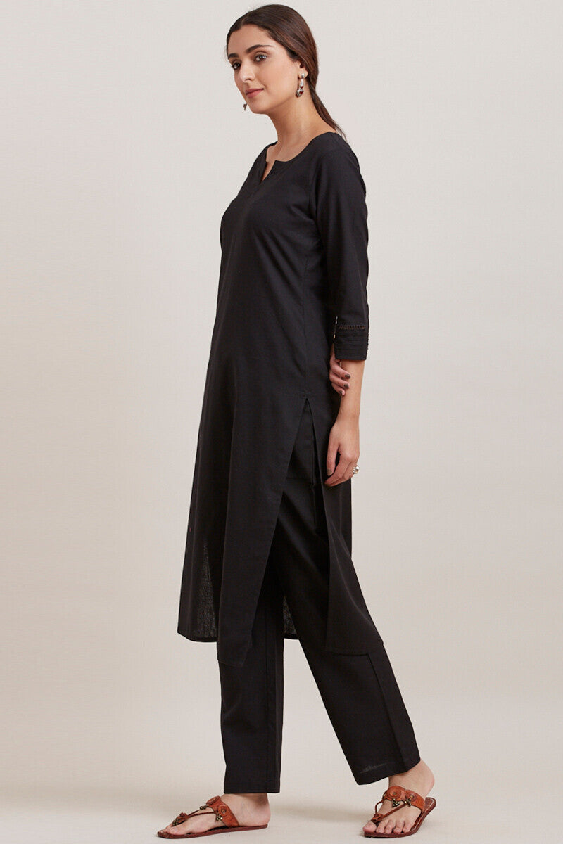 Roza Zara Black Kurta