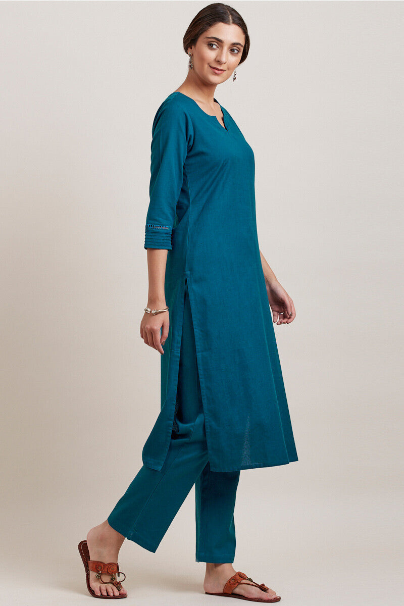 Roza Zara Egyptian Blue Kurta