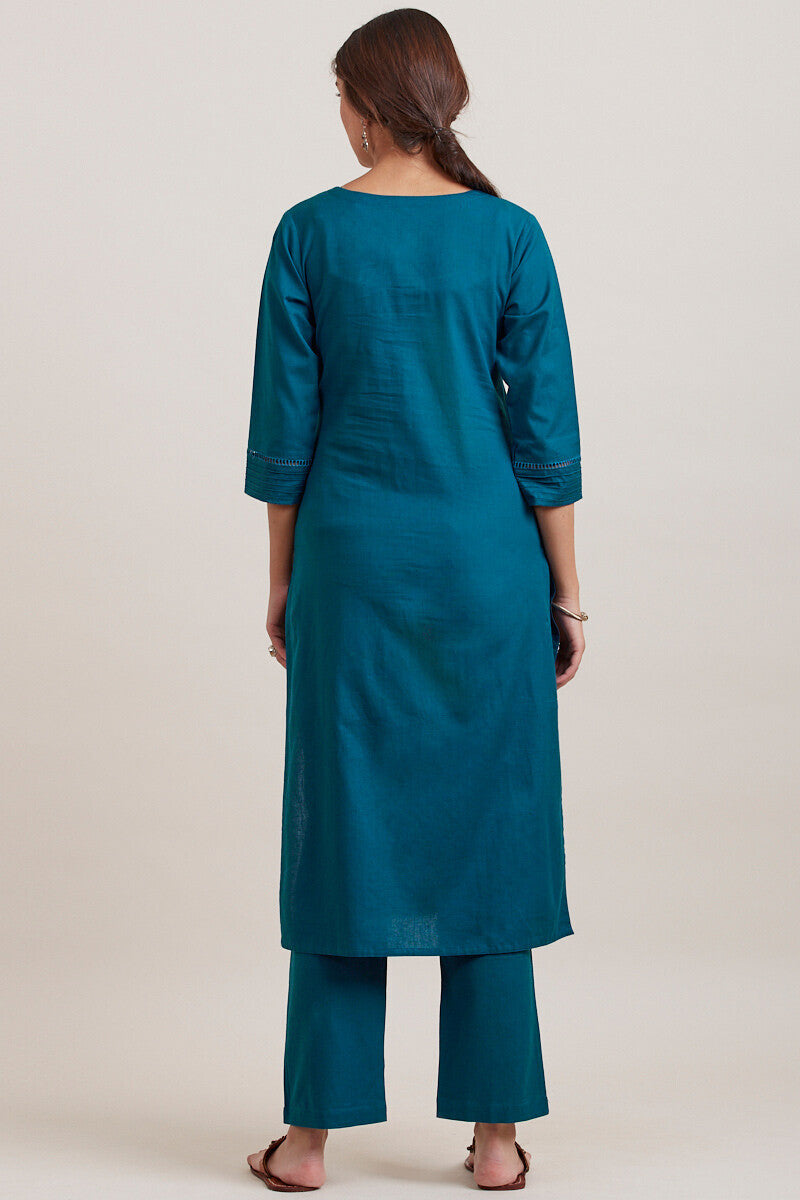 Roza Zara Egyptian Blue Kurta
