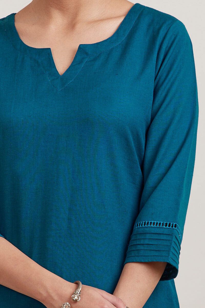 Roza Zara Egyptian Blue Kurta