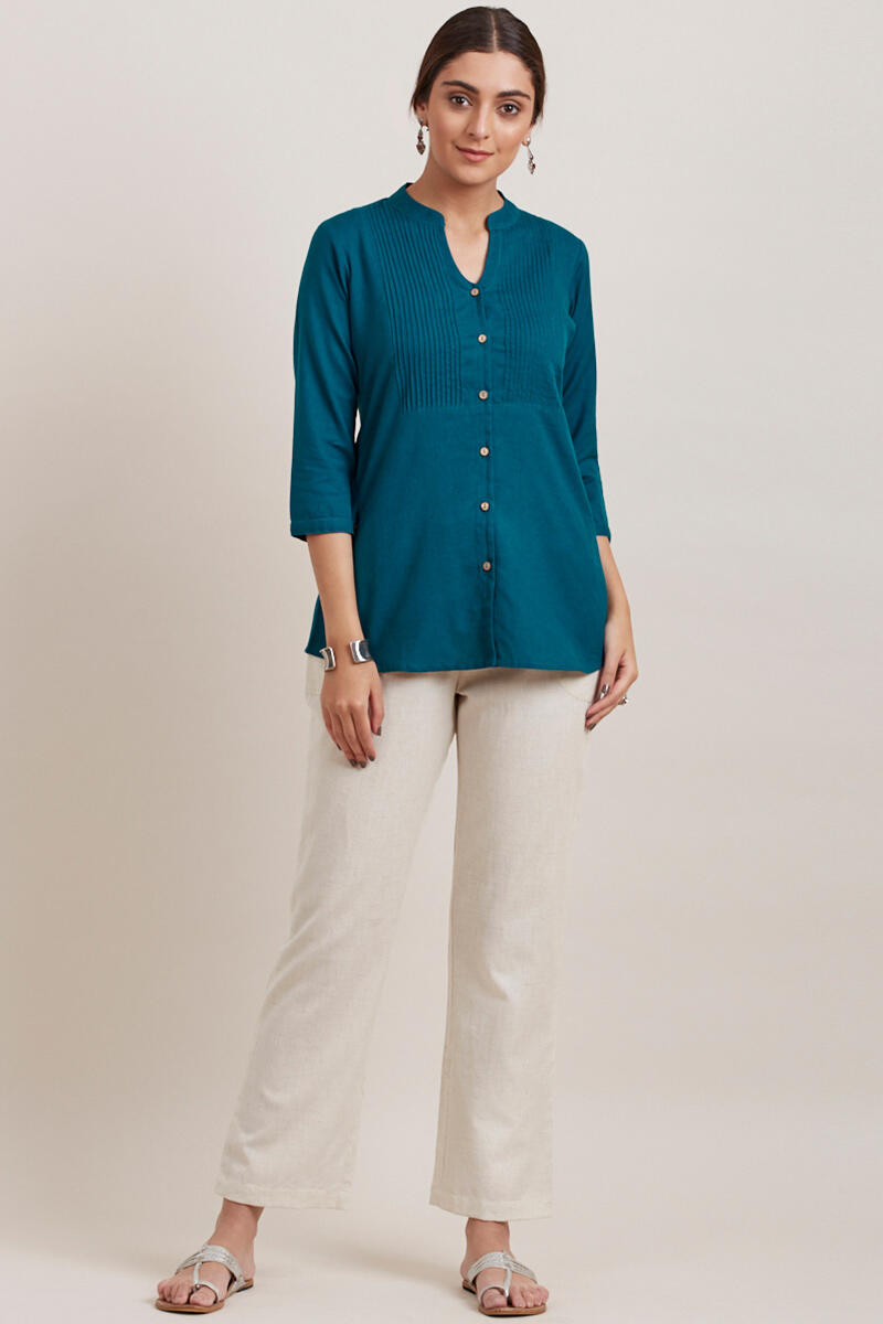 Roza Zara Egyptian Blue Shirt