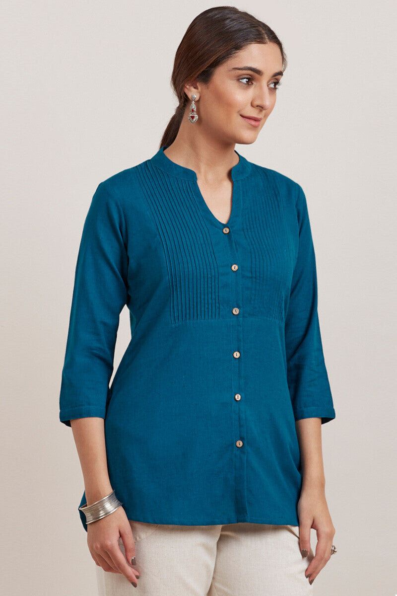 Roza Zara Egyptian Blue Shirt