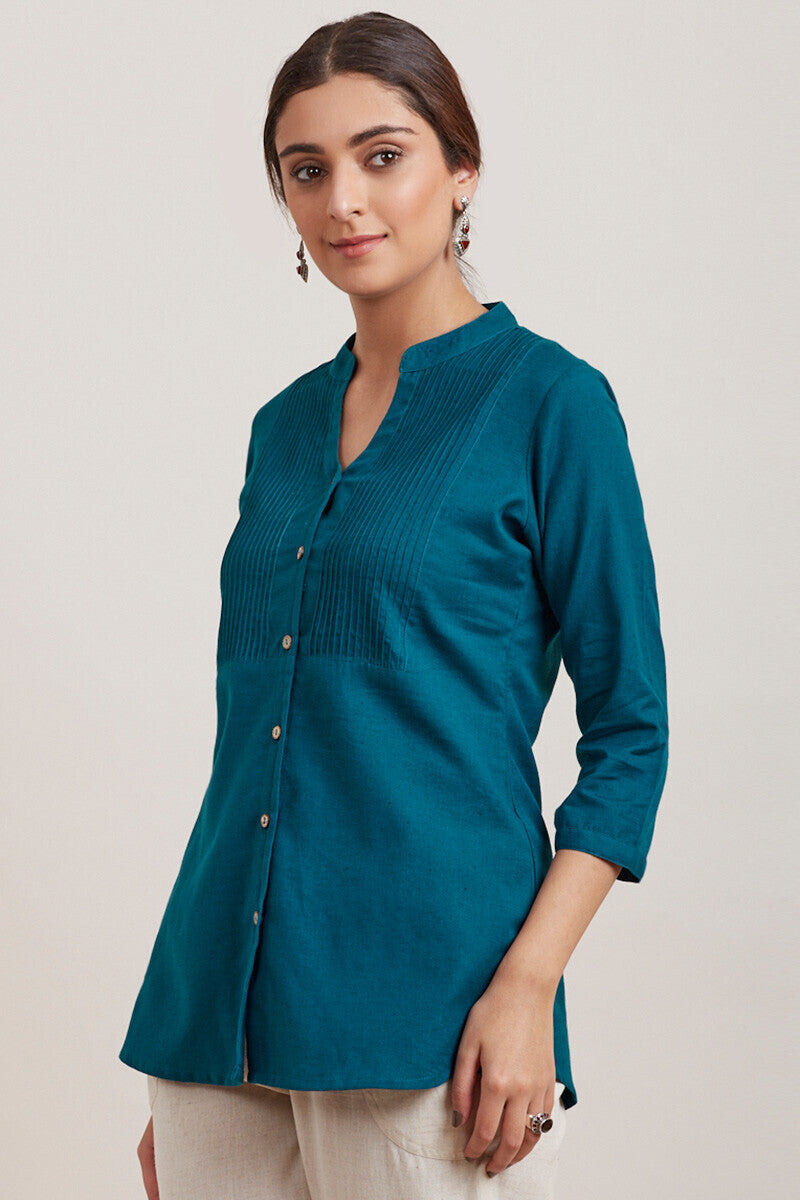 Roza Zara Egyptian Blue Shirt