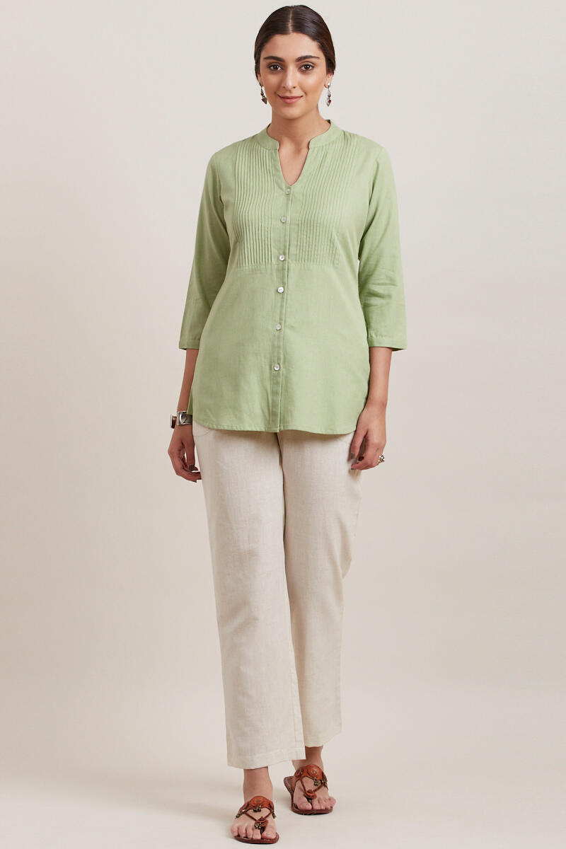 Roza Zara Green Shirt