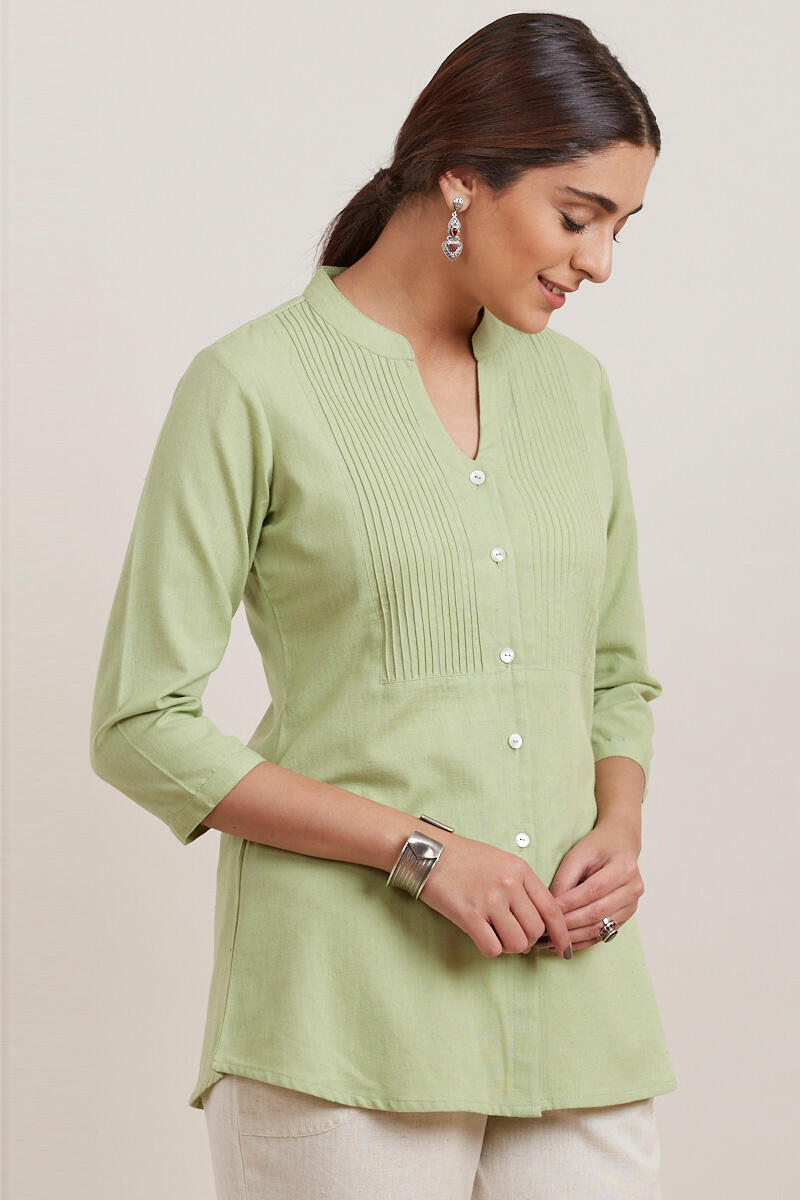 Roza Zara Green Shirt