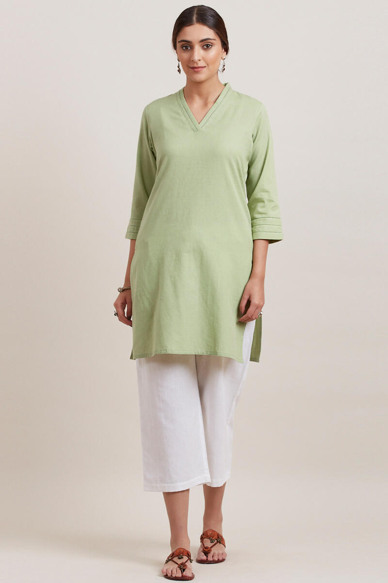 Roza Zara Green Short Kurta