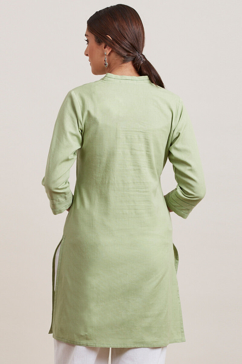 Roza Zara Green Short Kurta
