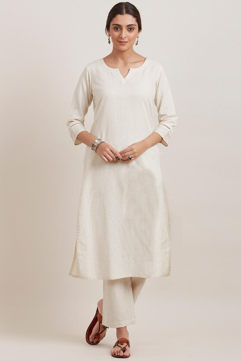 Roza Zara Off-White Kurta