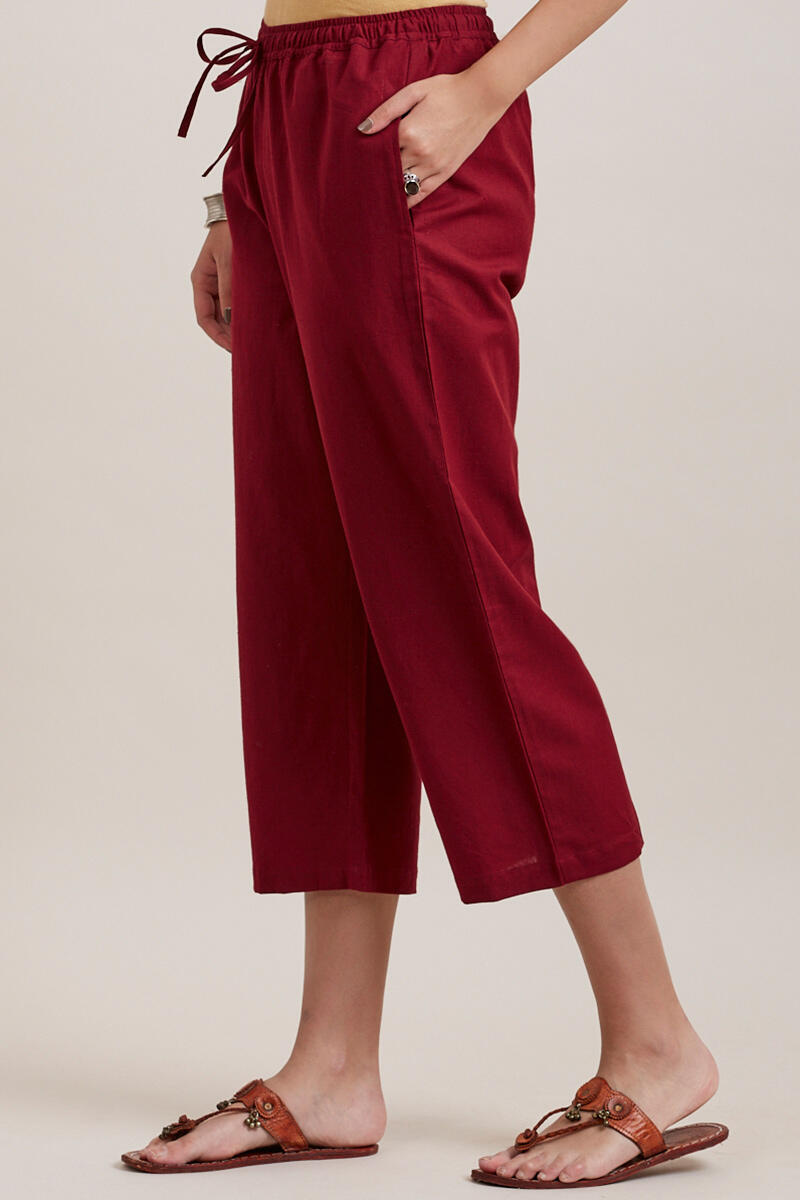 Roza Zara Red Culottes