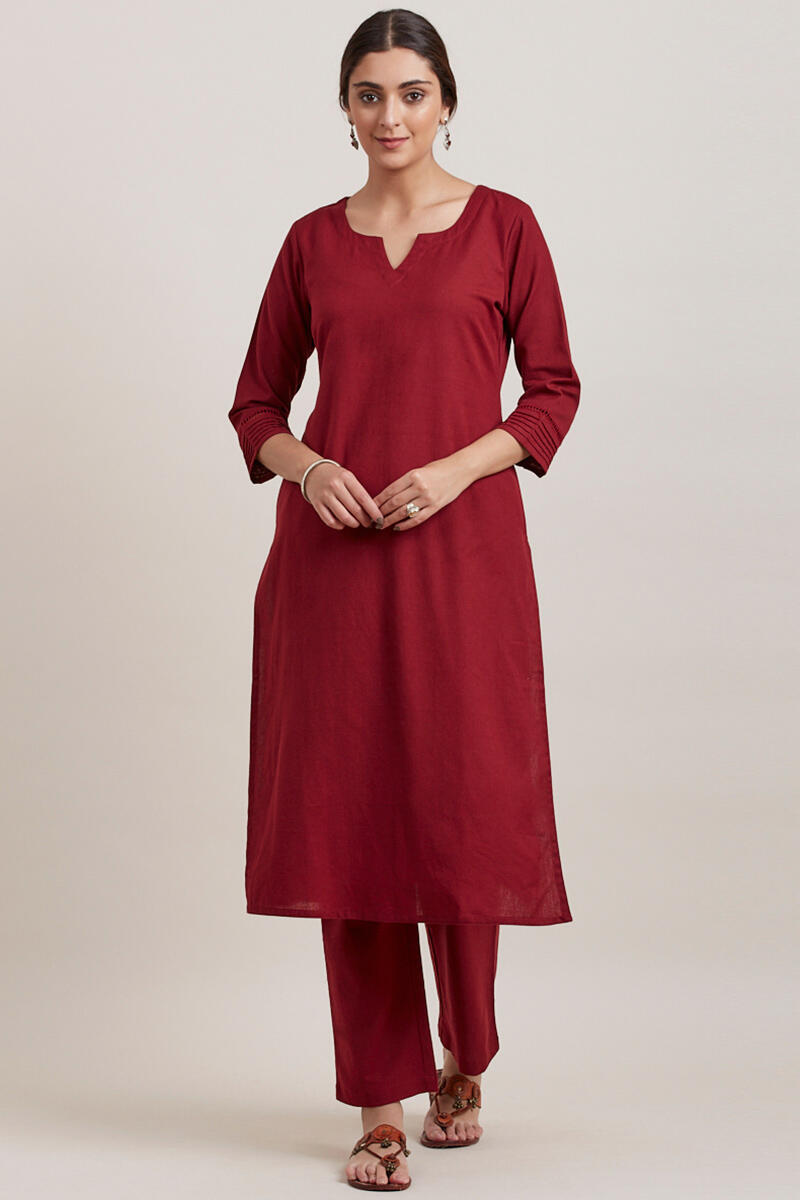 Roza Zara Red Kurta