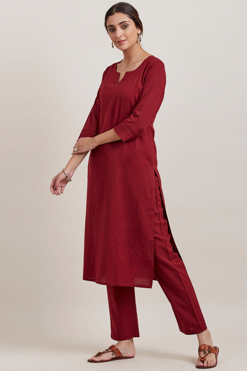 Roza Zara Red Kurta