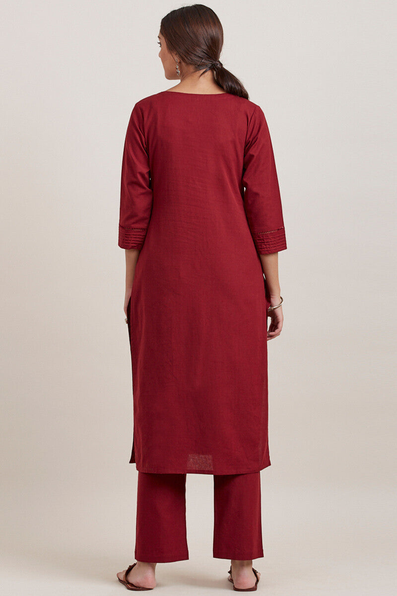 Roza Zara Red Kurta
