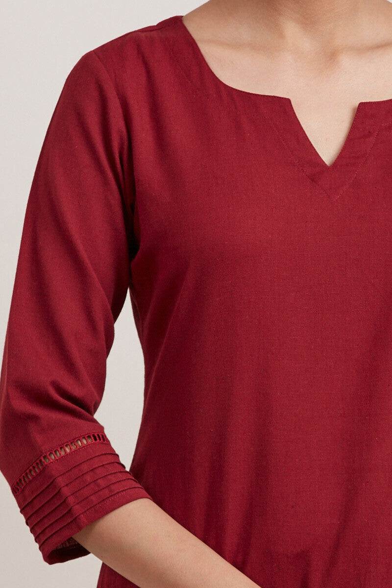 Roza Zara Red Kurta