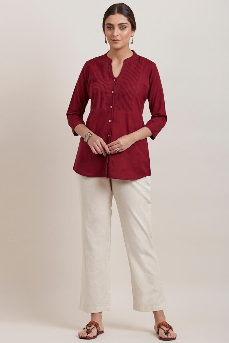 Roza Zara Red Shirt