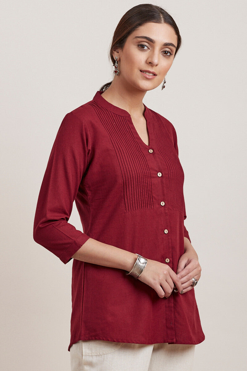 Roza Zara Red Shirt